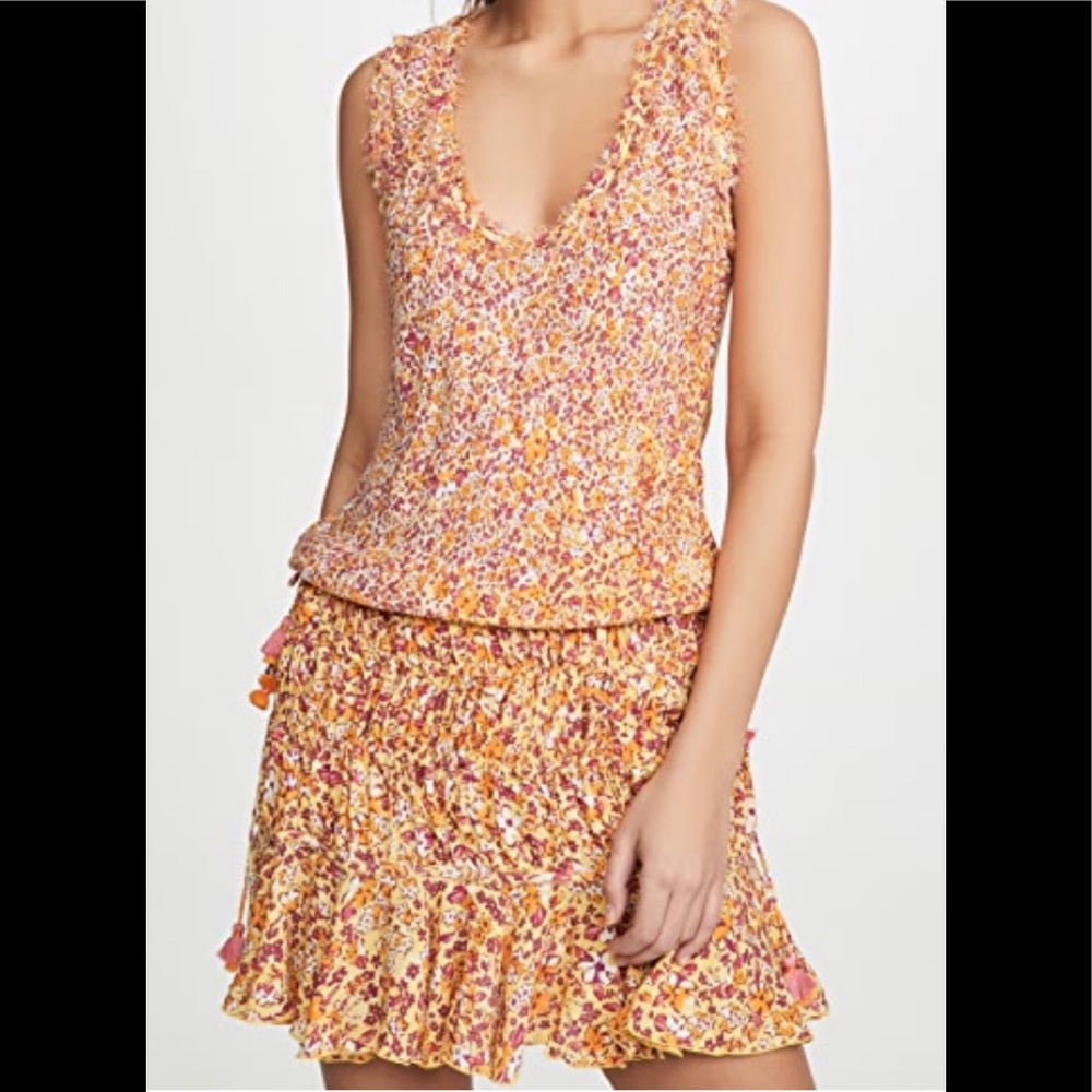 NWT Poupette St. Barth Soledad Tassel mini dress